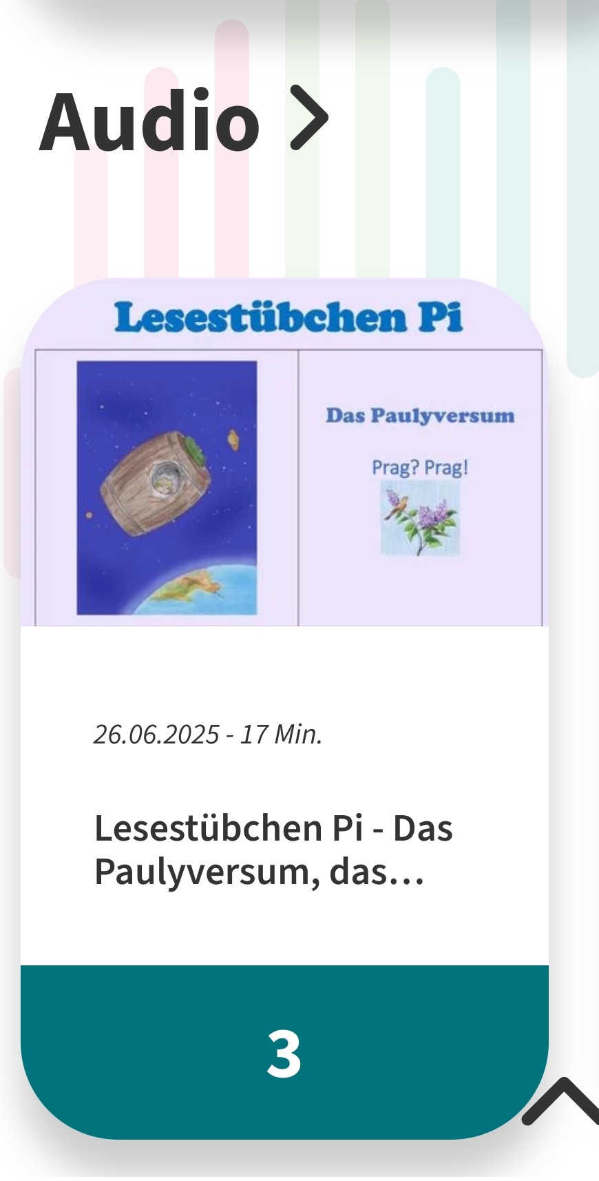 Paulyversum, Platz 3 der Audio-Charts von NRWision