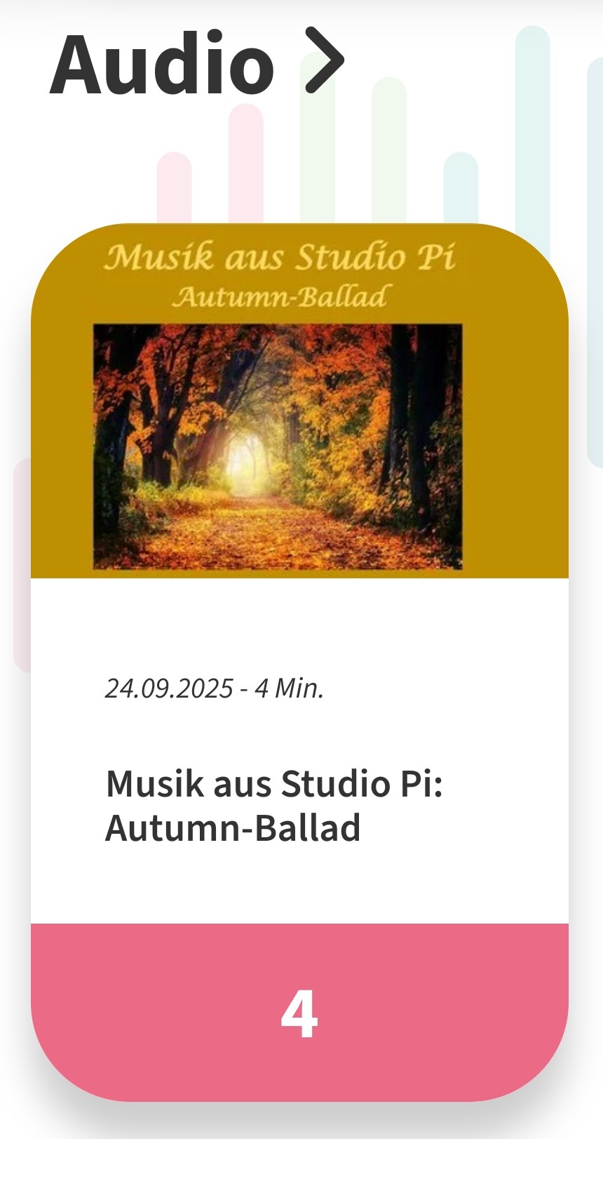 Autumn Ballad - 4. Platz am 4.10.2025