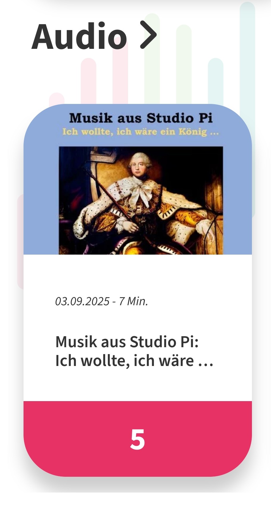 Ich wollte, ich wre ein Knig