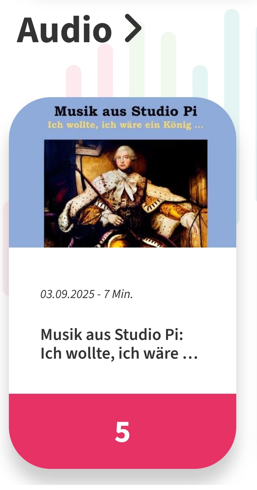 Ich wollte, ich wre ein Knig